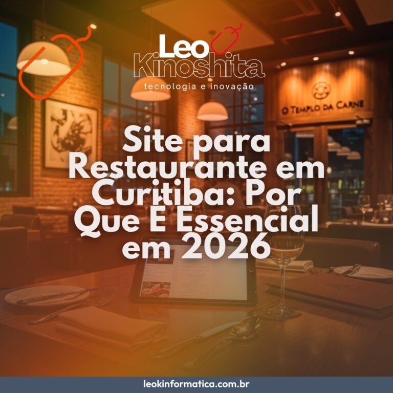 site para restaurante Curitiba