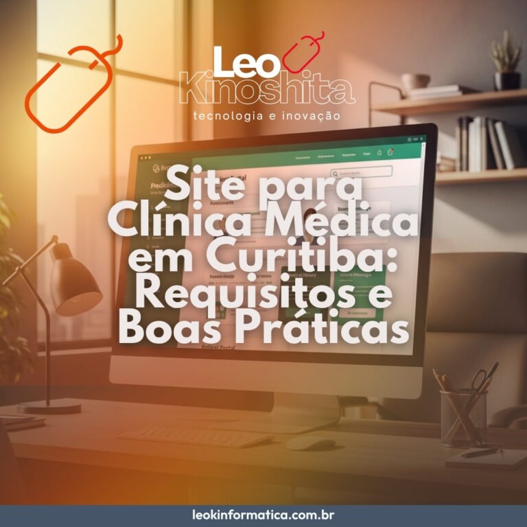 site para clínica médica Curitiba