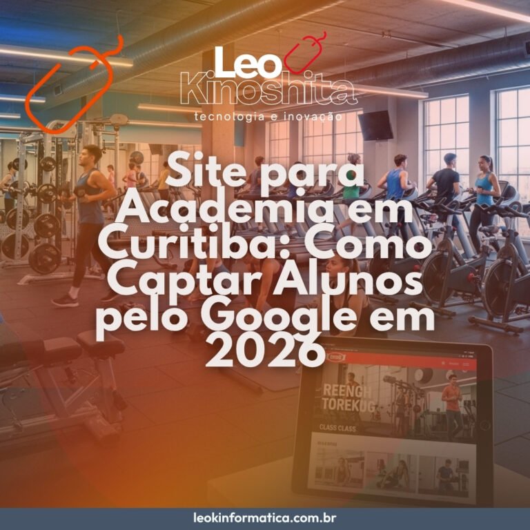 site para academia Curitiba