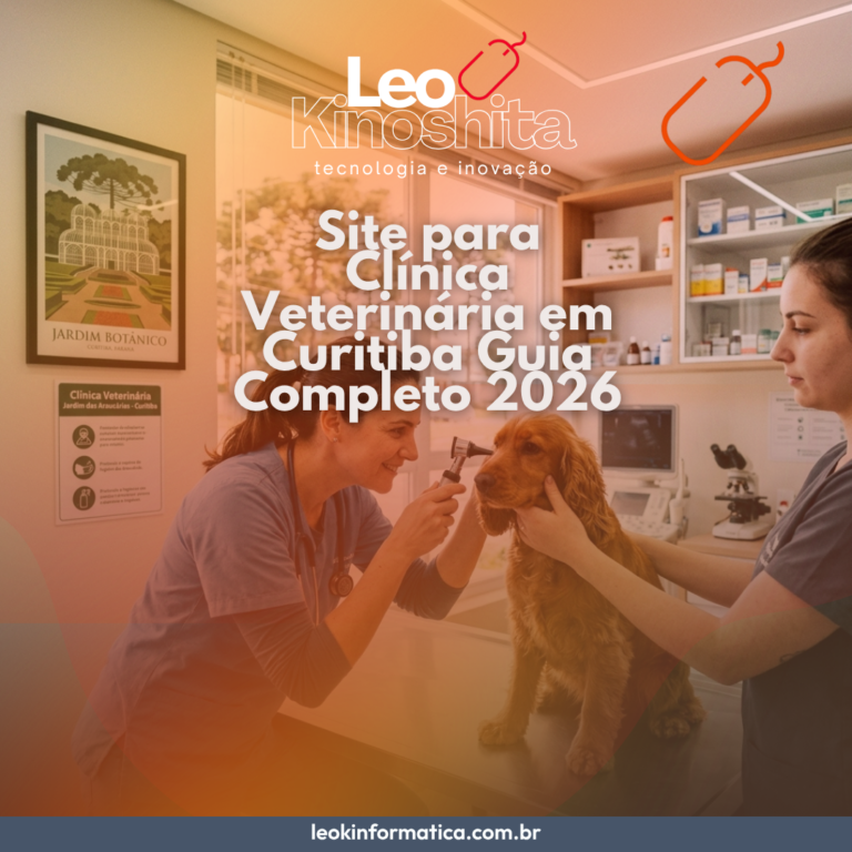 Criação de site para clínica veterinária em Curitiba — Leo K Informática