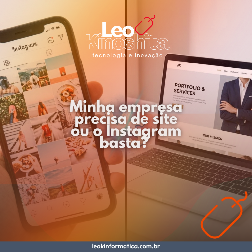 Site próprio vs perfil no Instagram — qual o melhor para empresas em Curitiba