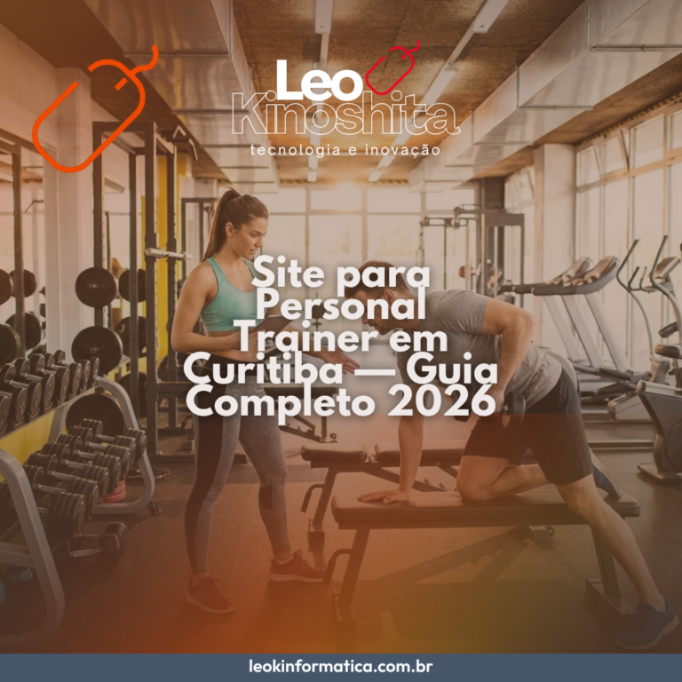 site para personal trainer em Curitiba
